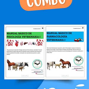 Combo: Manual Básico de Farmacología Veterinaria + Manual básico de fisiología veterinaria (Físico)