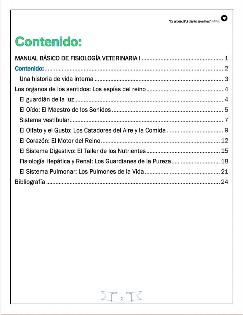 📚 Manual Básico de Fisiología Veterinaria: Aprende con historias (FORMATO PDF O DIGITAL)