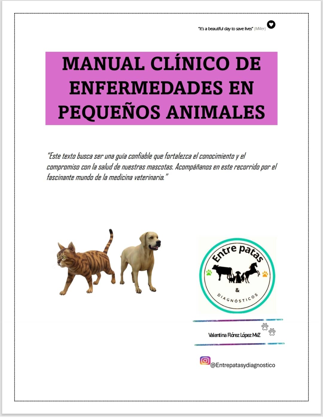 Manual clínico de enfermedades en pequeños animales (FORMATO Físico)